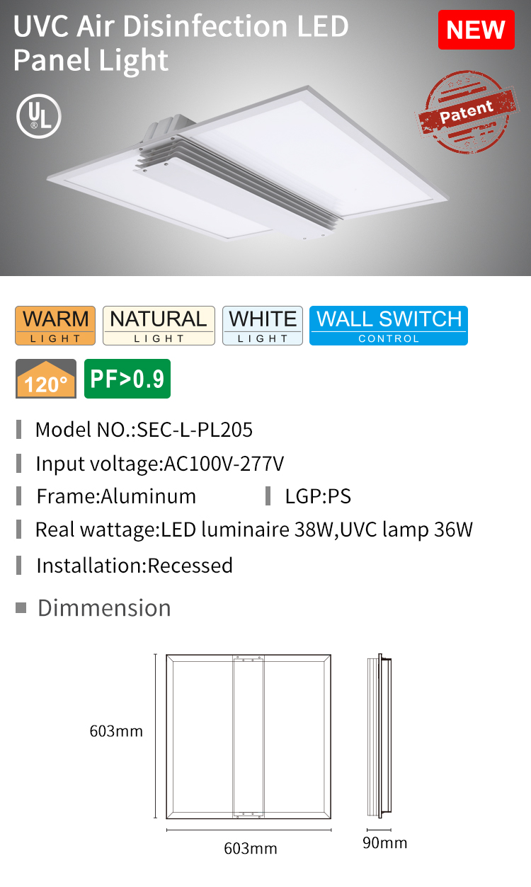 Ul certified uvc light hotsell
