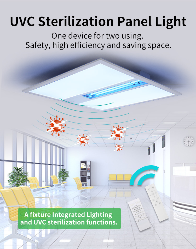 germicidal panel light